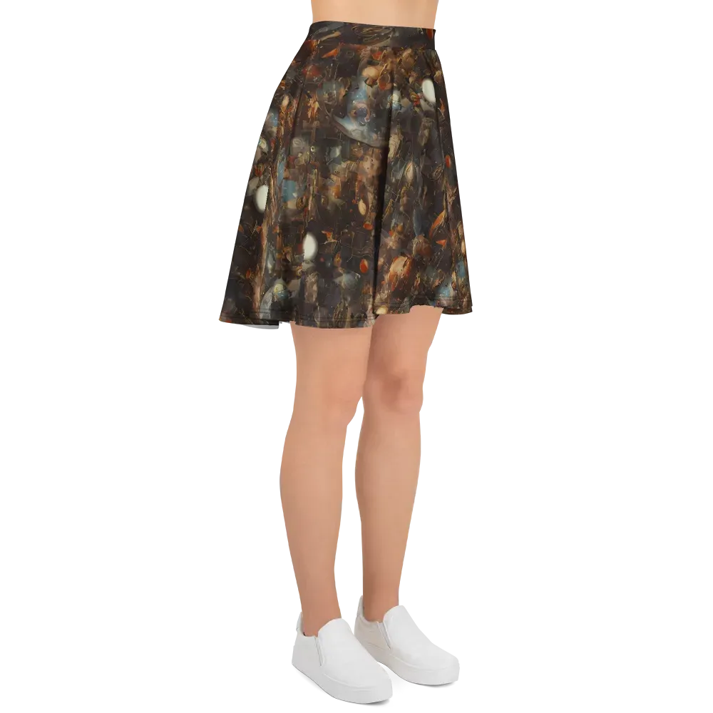 Bronze Nebula on Skater Skirt — Right