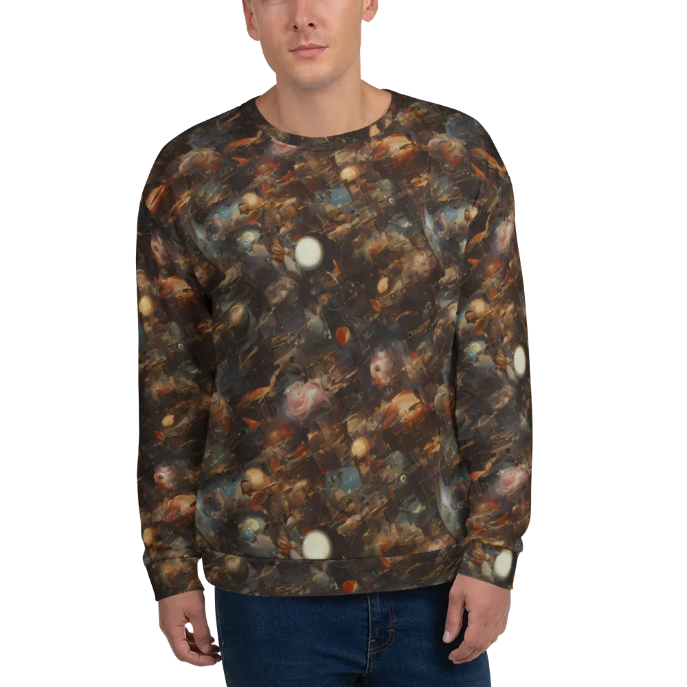 Bronze Nebula on Sweatshirt — Front