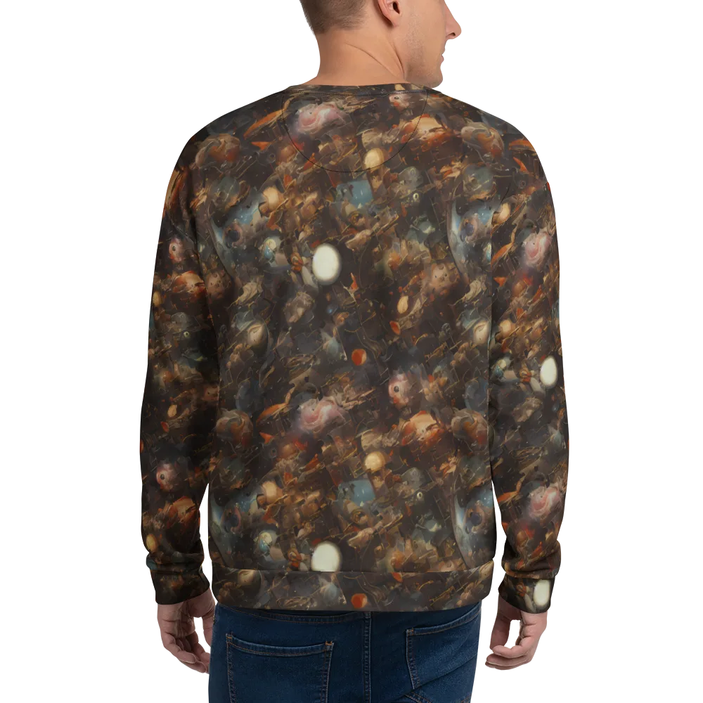 Bronze Nebula on Sweatshirt — Back