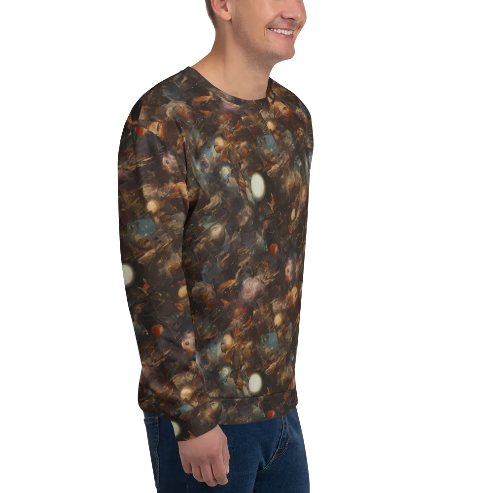 Bronze Nebula on Sweatshirt — Right Front
