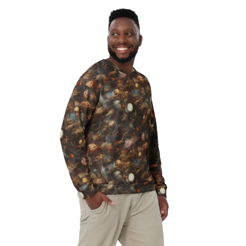 Bronze Nebula on Sweatshirt — Front