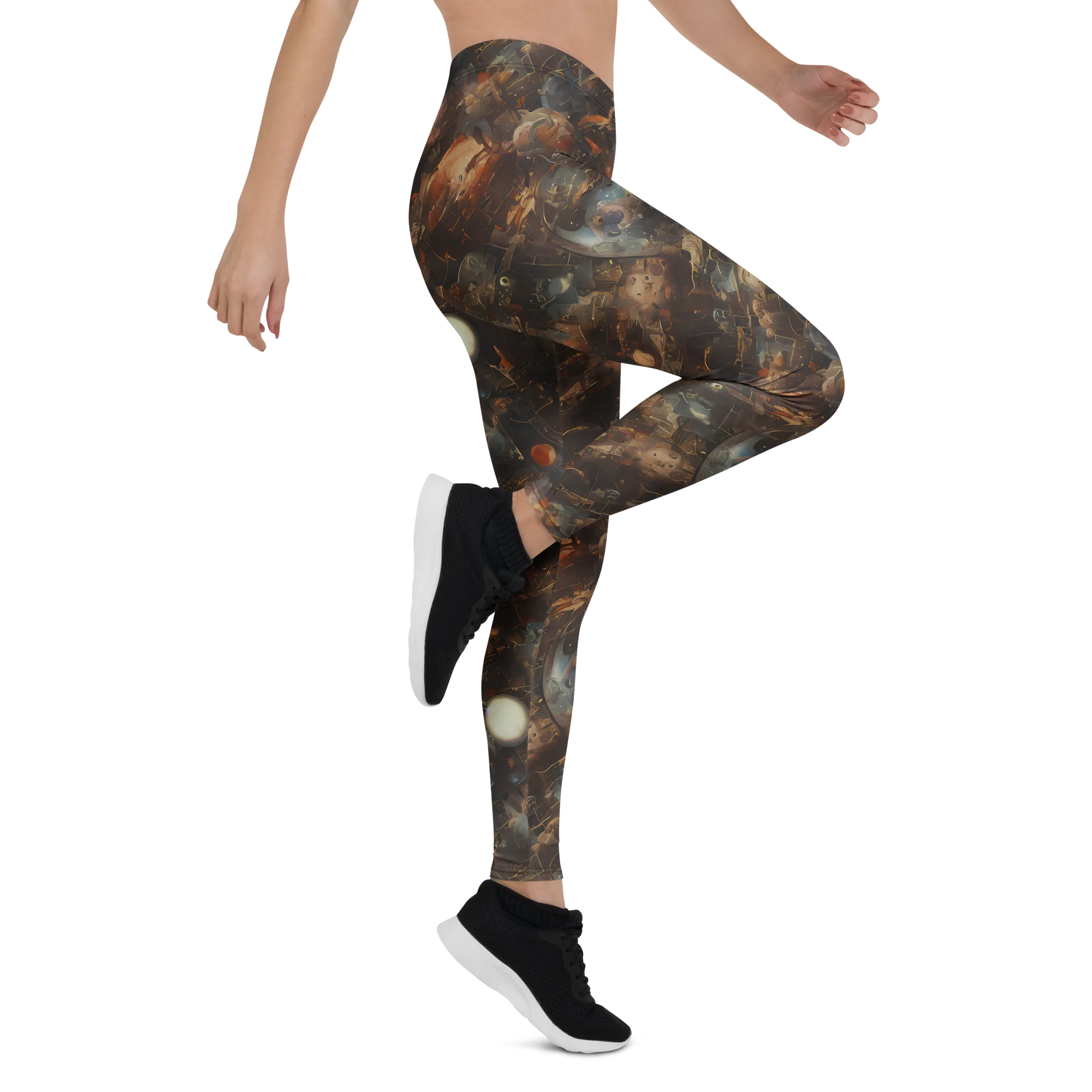 Bronze Nebula on Leggings — Right