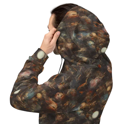 Bronze Nebula on a Hoodie