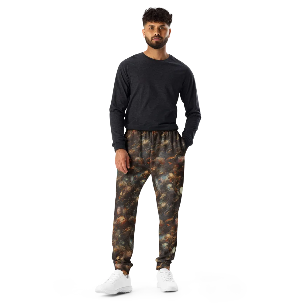 Bronze Nebula on Men's Joggers — Front