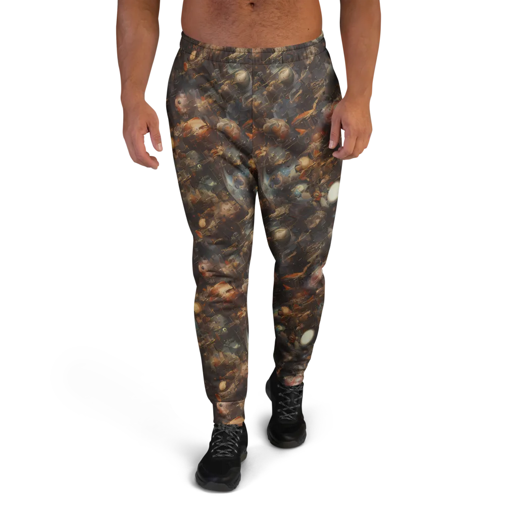 Bronze Nebula on Men's Joggers — Front