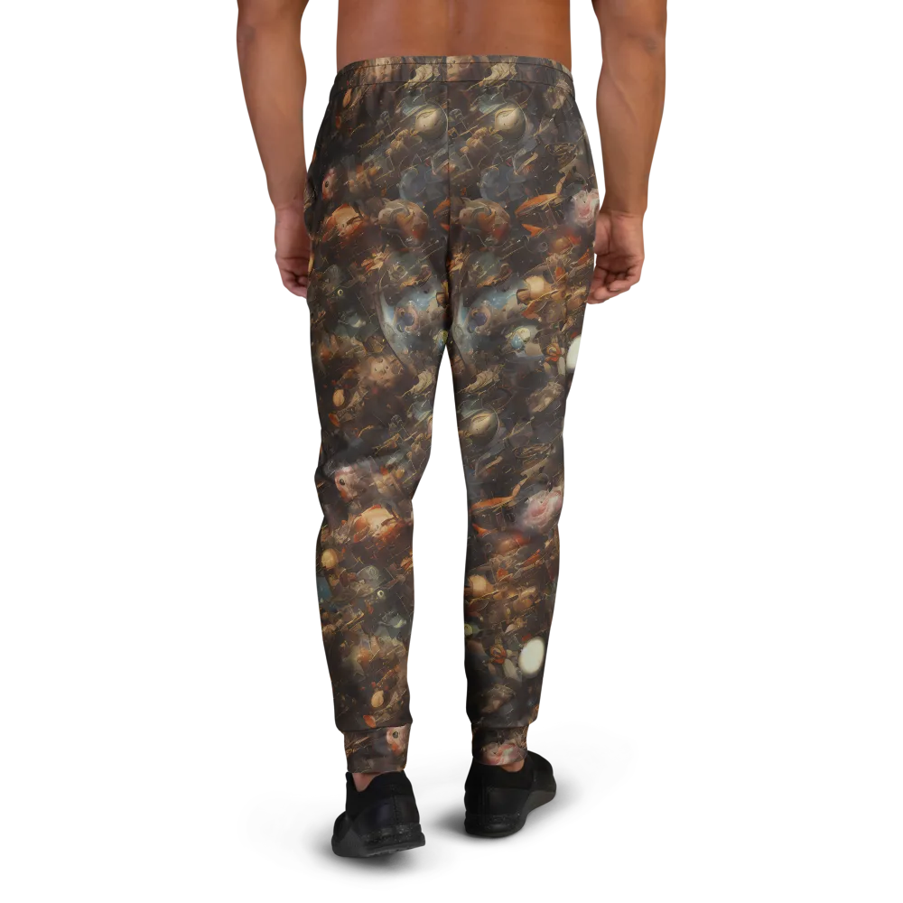 Bronze Nebula on Men's Joggers — Back