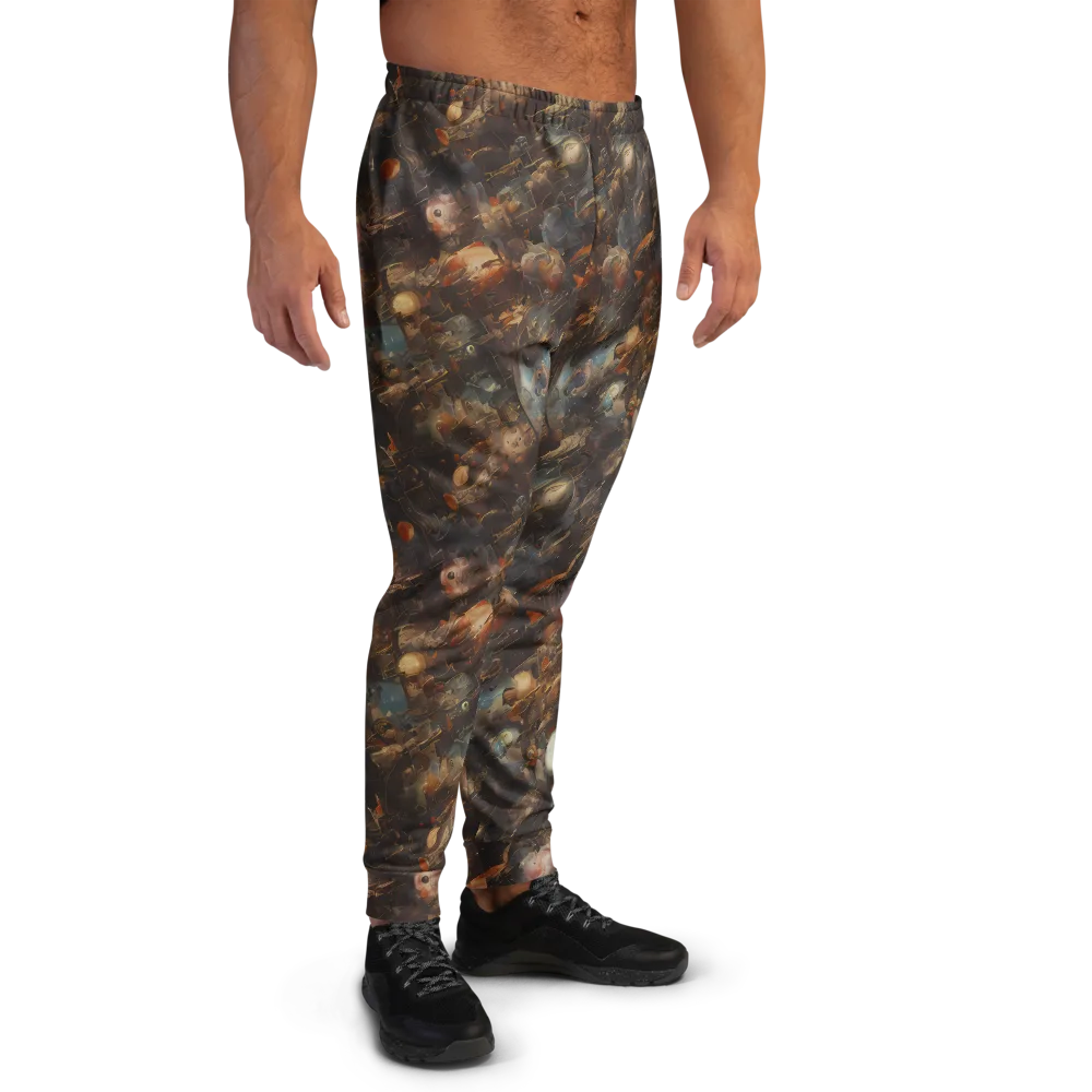 Bronze Nebula on Men's Joggers — Right