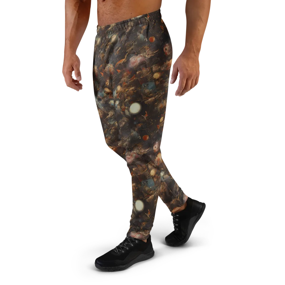 Bronze Nebula on Men's Joggers — Left
