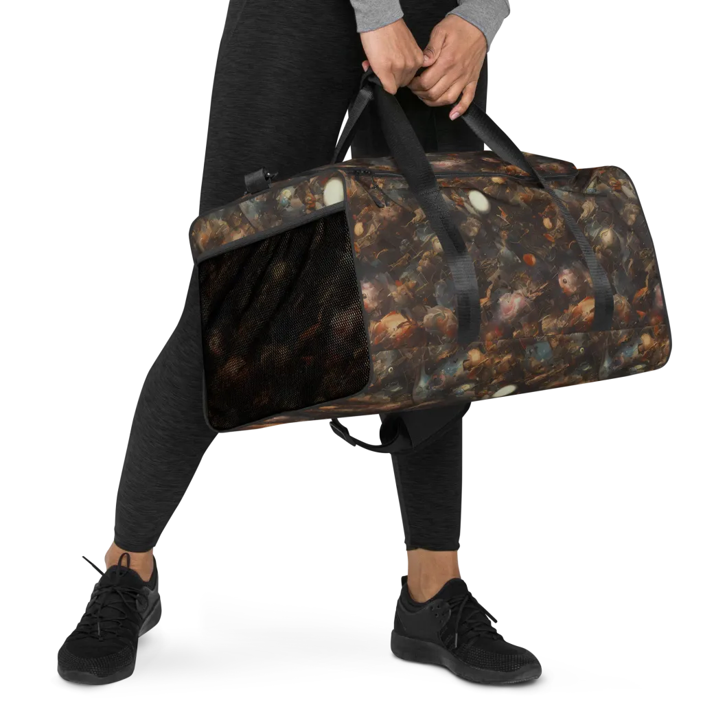Bronze Nebula on Duffle Bag — Right Front