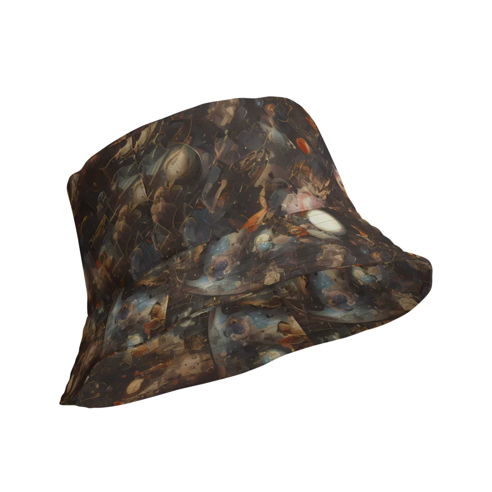 Bronze Nebula on Reversible Bucket Hat — Product details Outside