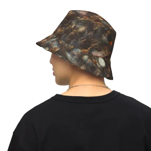 Bronze Nebula on a Reversible Bucket Hat