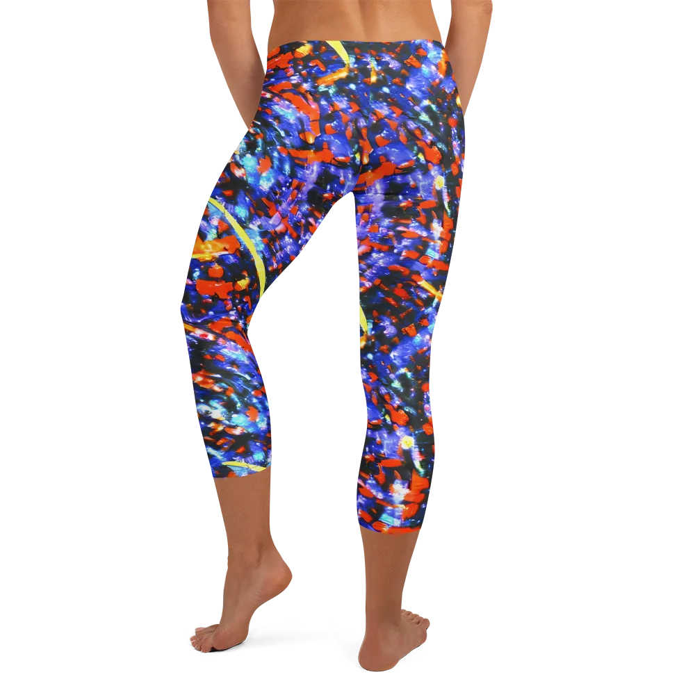 Afterdark Fusion on Capri Leggings — Back