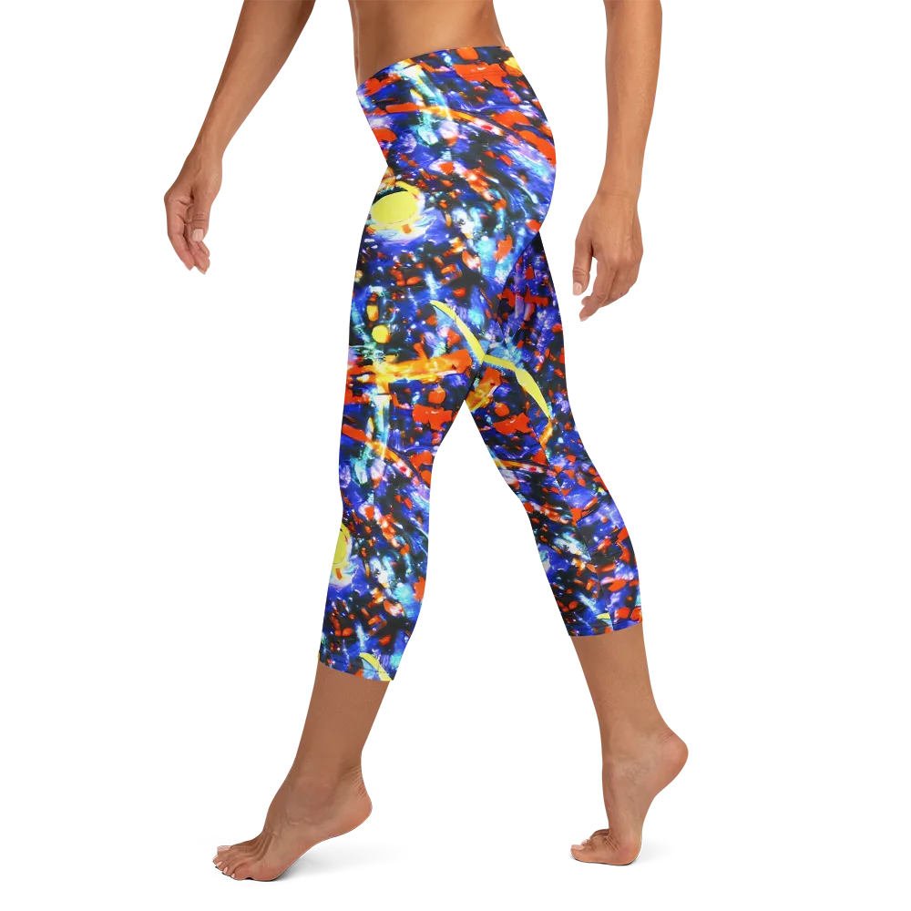 Afterdark Fusion on Capri Leggings — Left