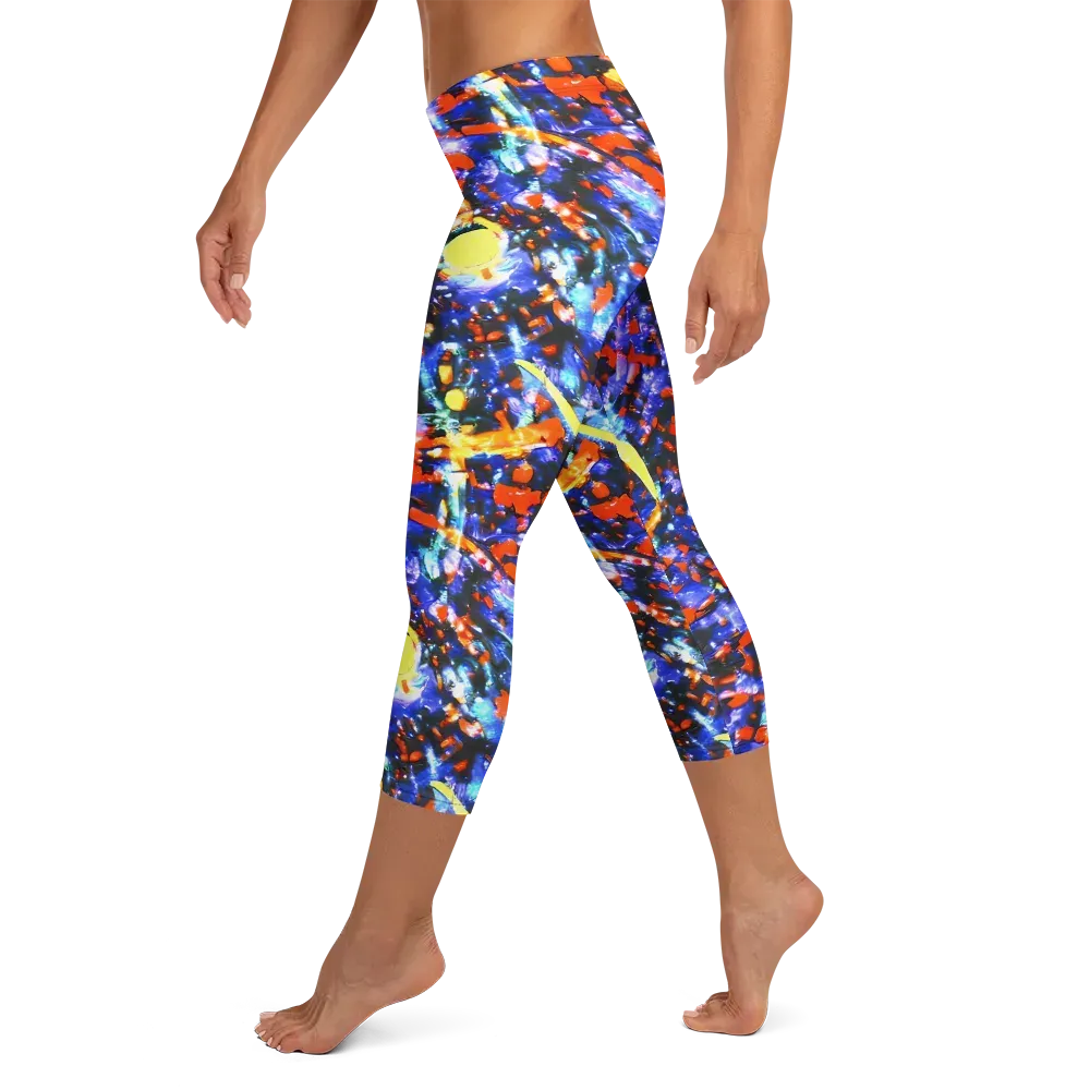 Afterdark Fusion on Capri Leggings — Left