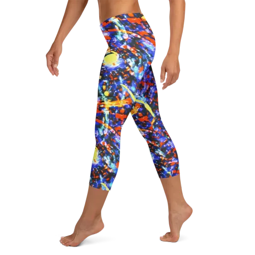 Afterdark Fusion on a Capri Leggings