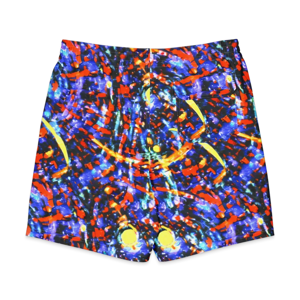 Afterdark Fusion on Men's Board Shorts — Back