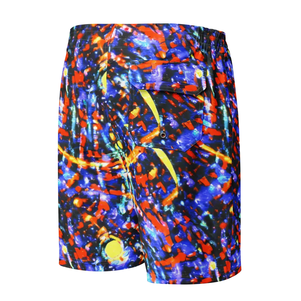 Afterdark Fusion on Men's Board Shorts — Back