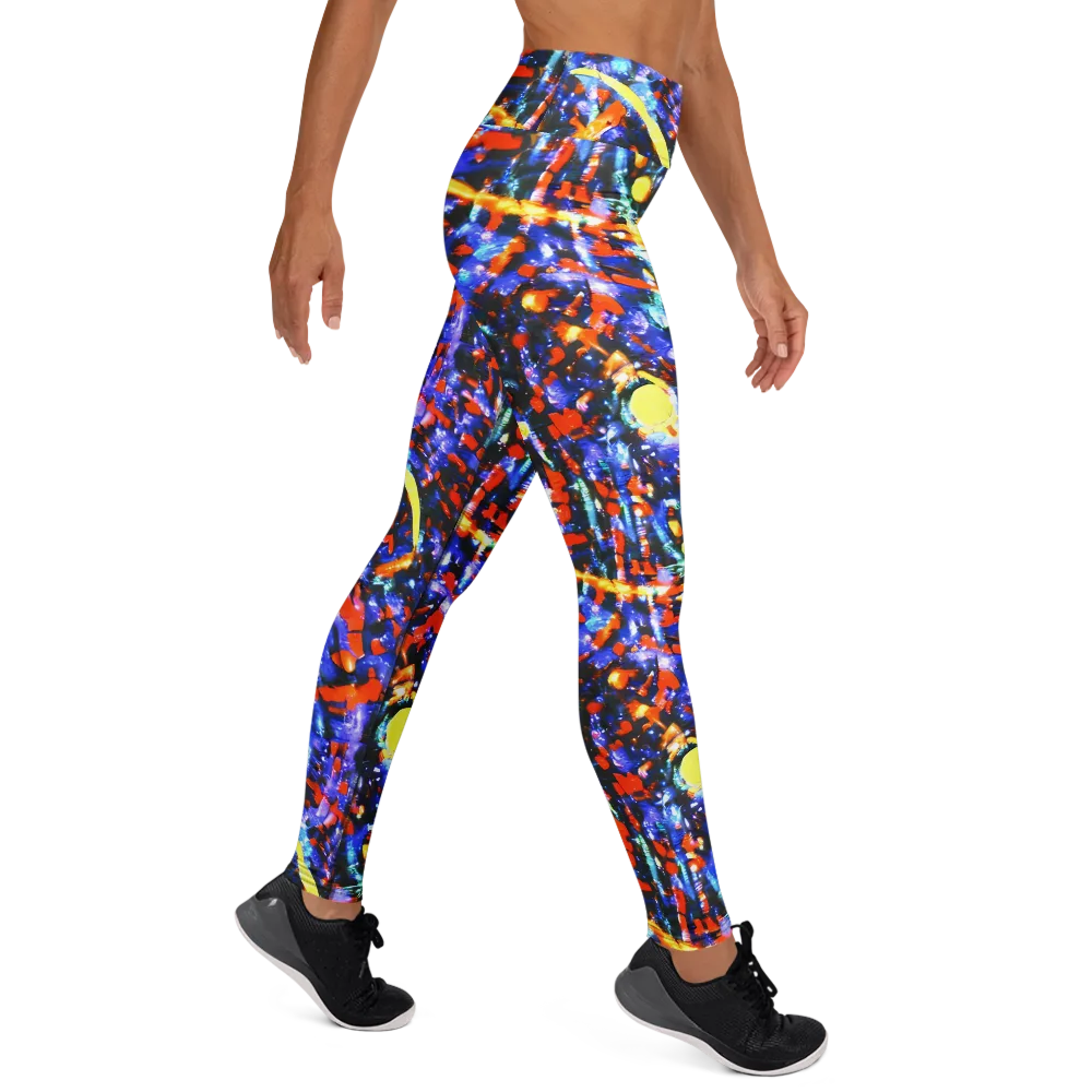 Afterdark Fusion on Yoga Leggings — Right