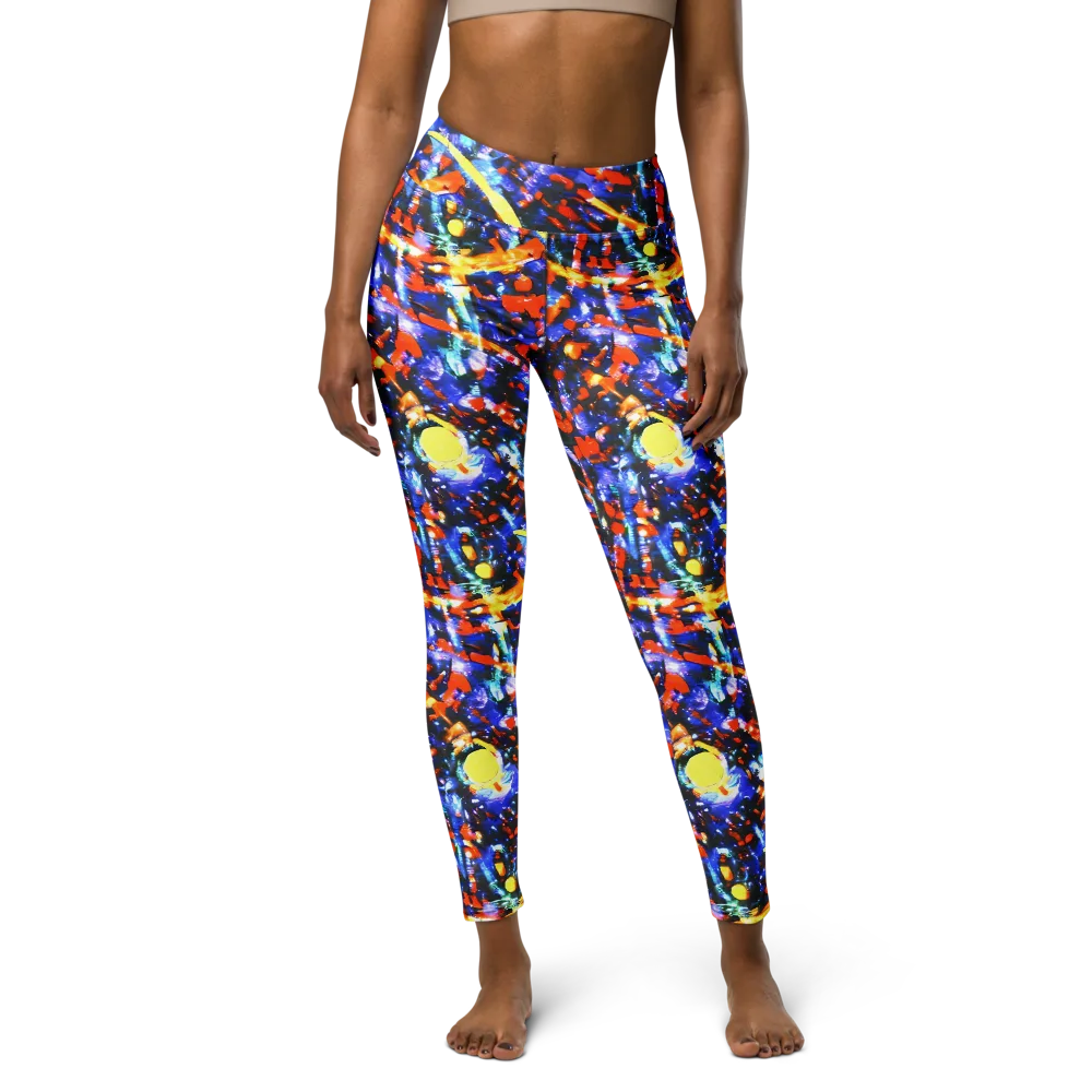 Afterdark Fusion on Yoga Leggings — Front