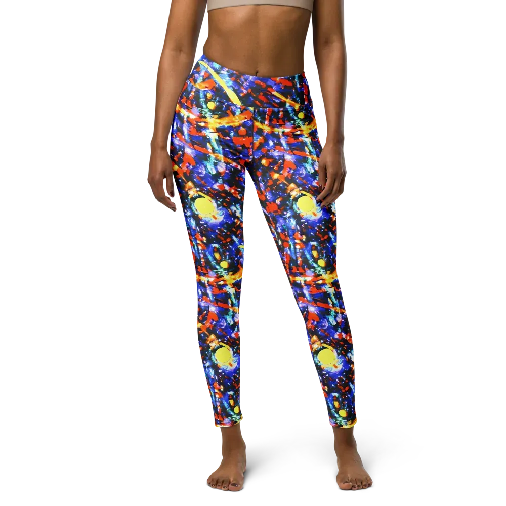 Afterdark Fusion on Yoga Leggings — Front