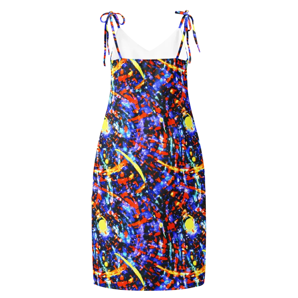 Afterdark Fusion on Slip Dress — Back