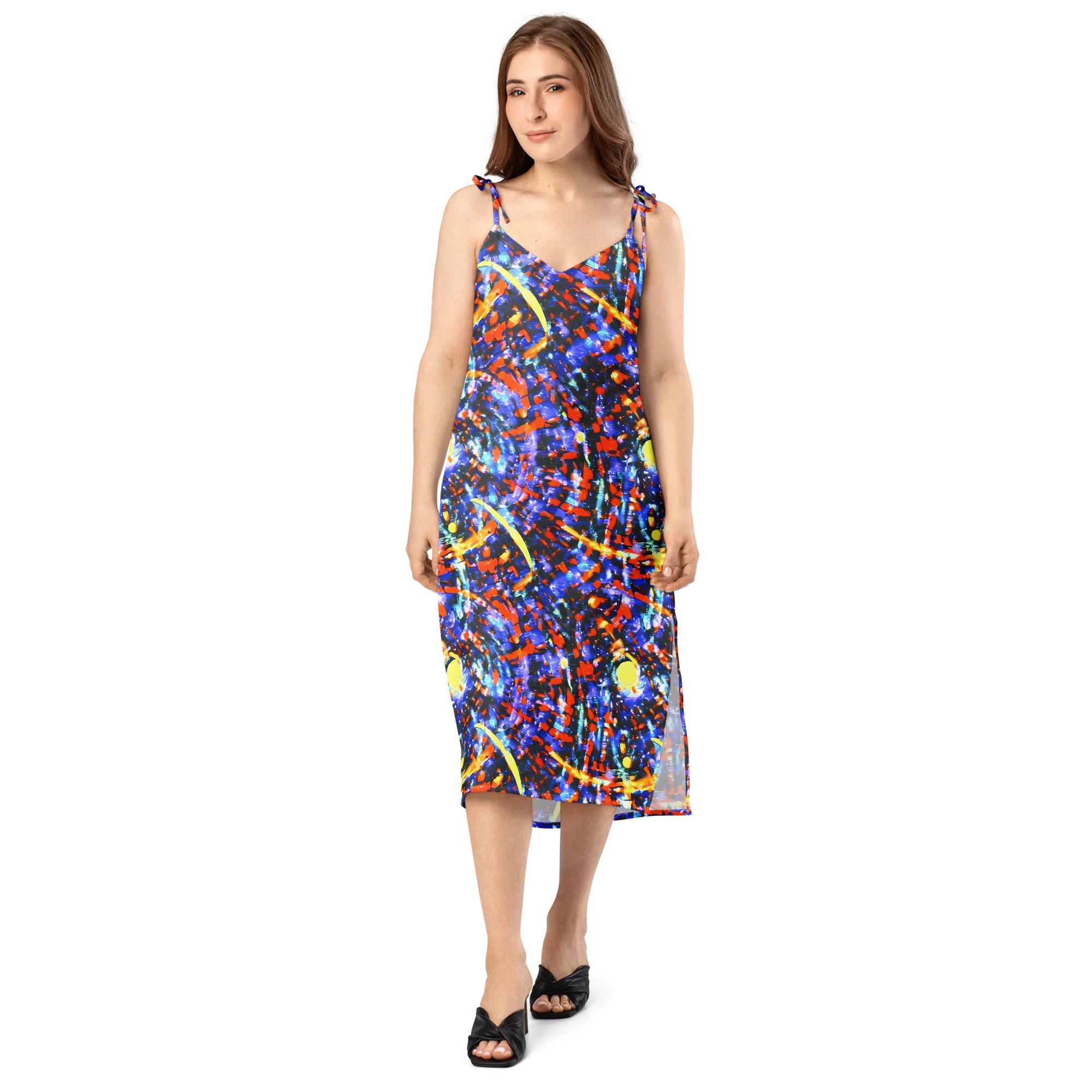 Afterdark Fusion on Slip Dress — Front
