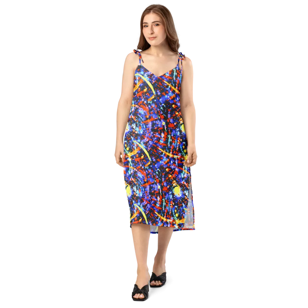 Afterdark Fusion on Slip Dress — Front