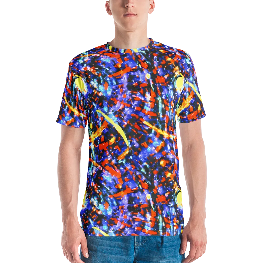 Afterdark Fusion on Men's Crew Neck T-Shirt — Front