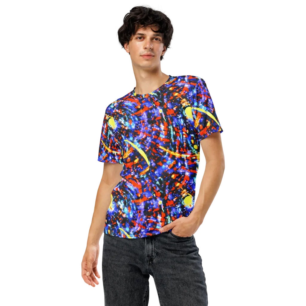 Afterdark Fusion on Men's Crew Neck T-Shirt — Front