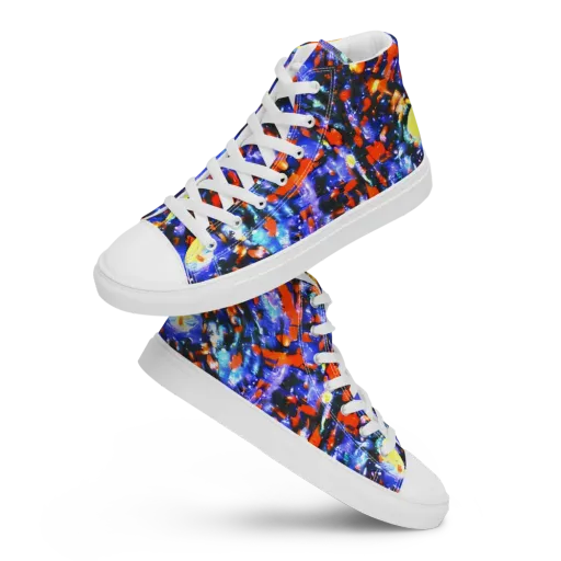 Afterdark Fusion on a Men's High Top Canvas Shoes