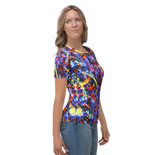 Afterdark Fusion on a Women's Crew Neck T-Shirt