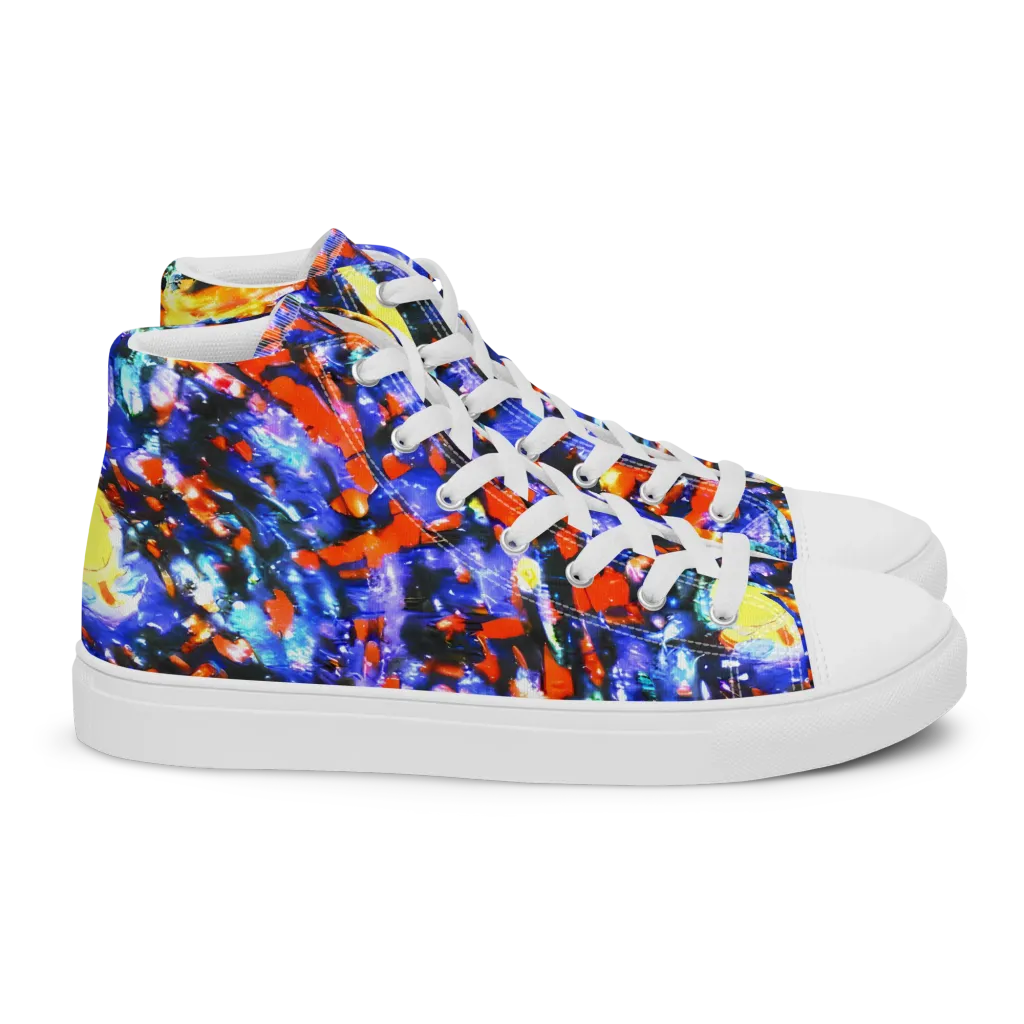 Afterdark Fusion on Women's High Top Canvas Shoes — Right