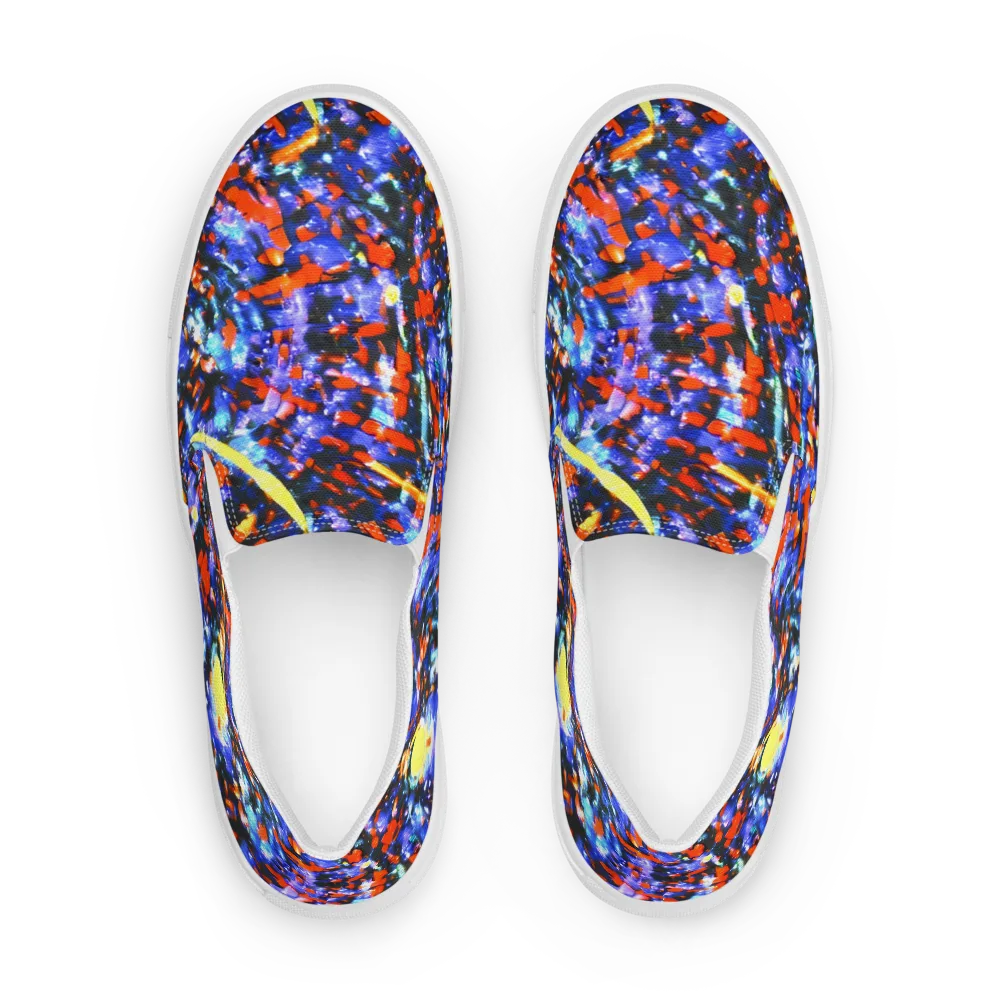 Afterdark Fusion on Men's Slip-On Canvas Shoes — Front