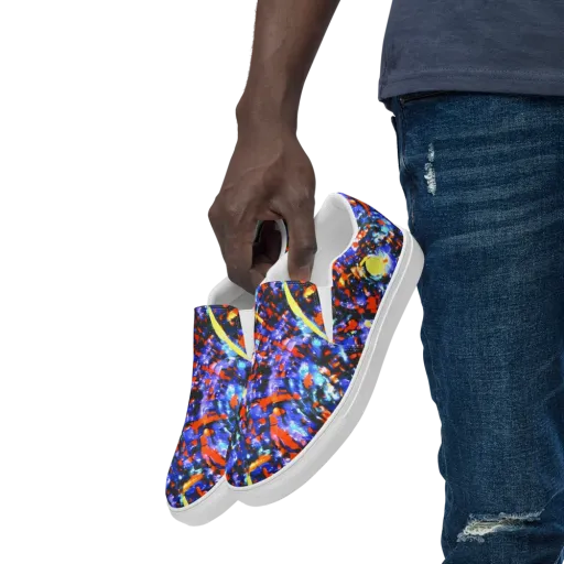 Afterdark Fusion on a Men's Slip-On Canvas Shoes