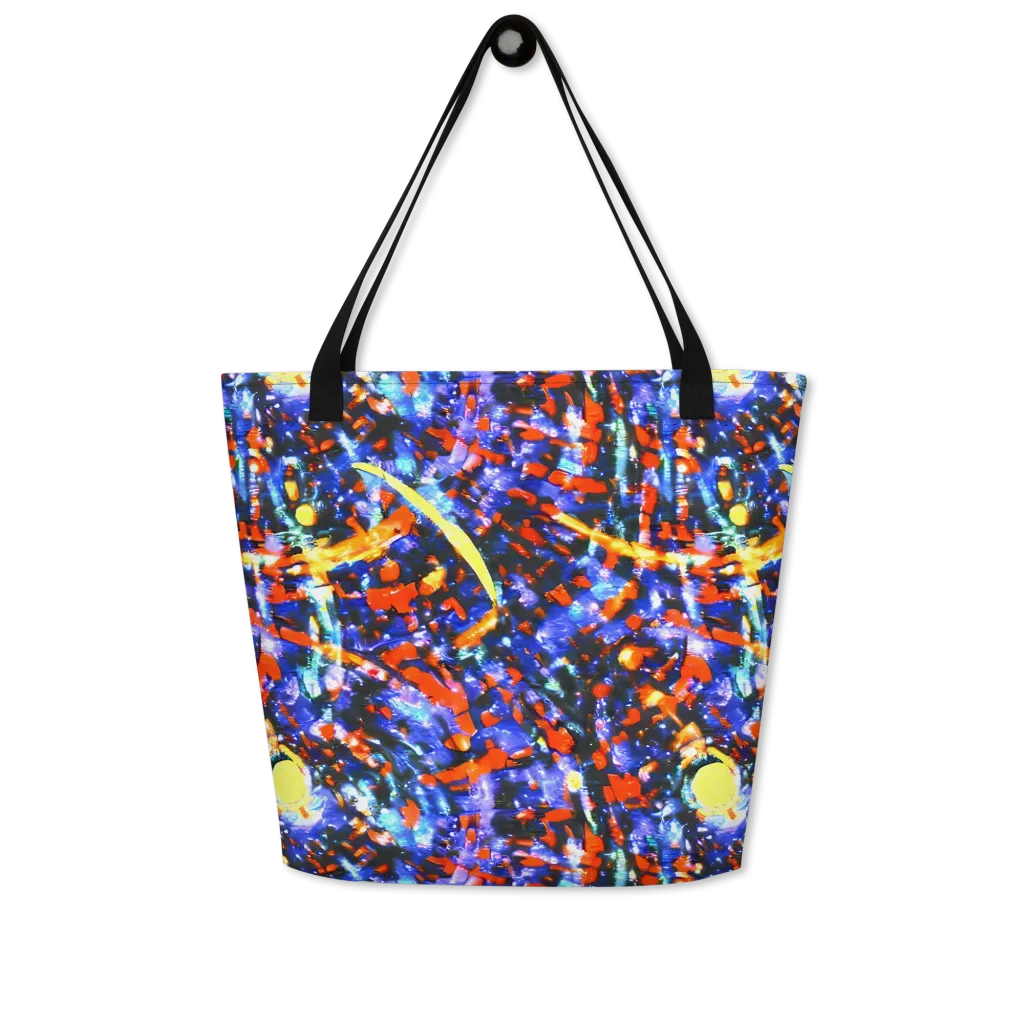 Afterdark Fusion on Large Tote Bag W/ Pocket — Front