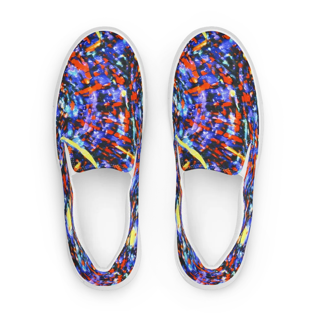 Afterdark Fusion on Women's Slip-On Canvas Shoes — Front