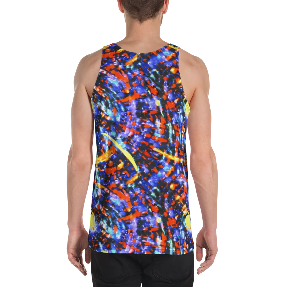 Afterdark Fusion on Men's Tank Top — Back