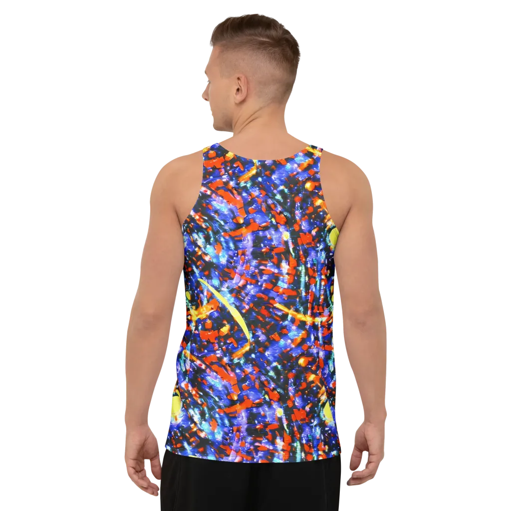 Afterdark Fusion on Men's Tank Top — Back