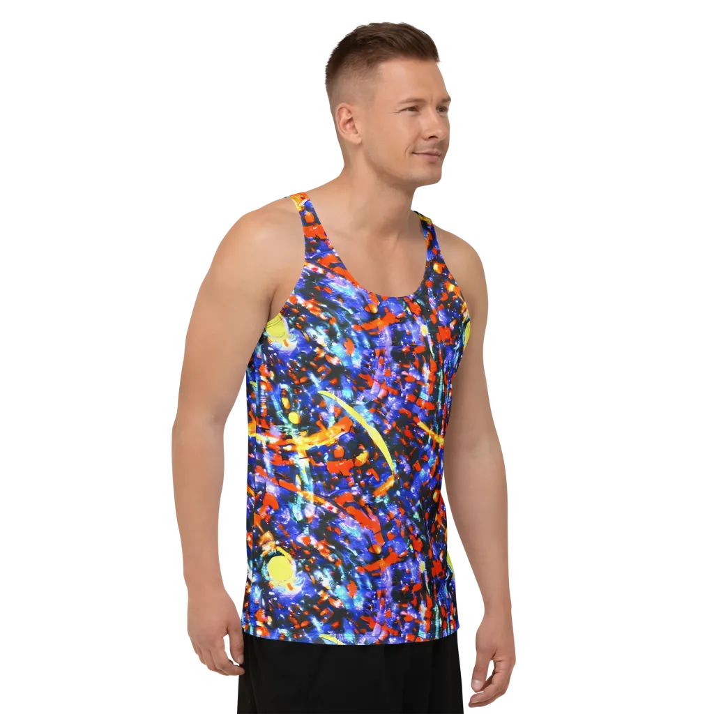 Afterdark Fusion on Men's Tank Top — Right Front