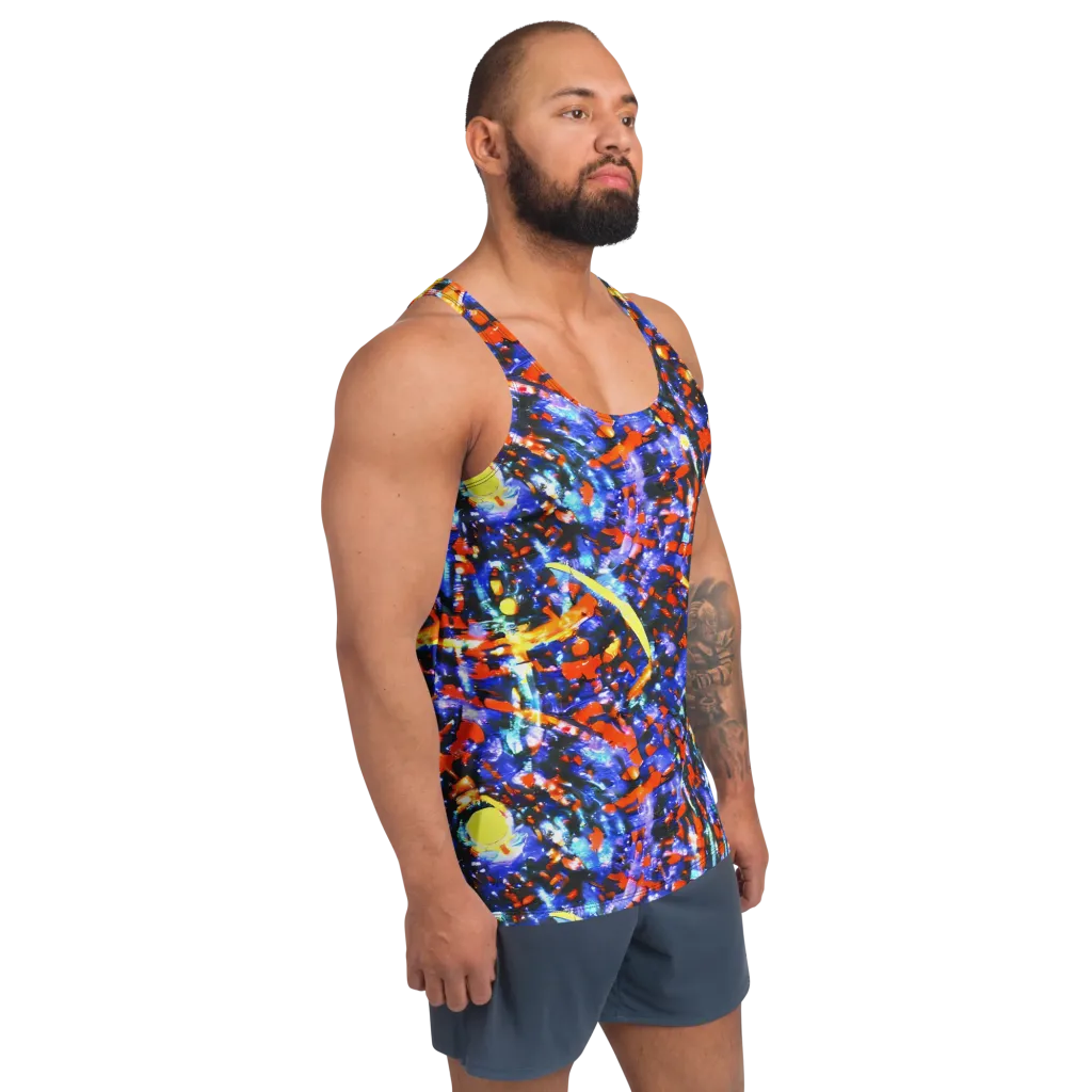 Afterdark Fusion on Men's Tank Top — Right Front