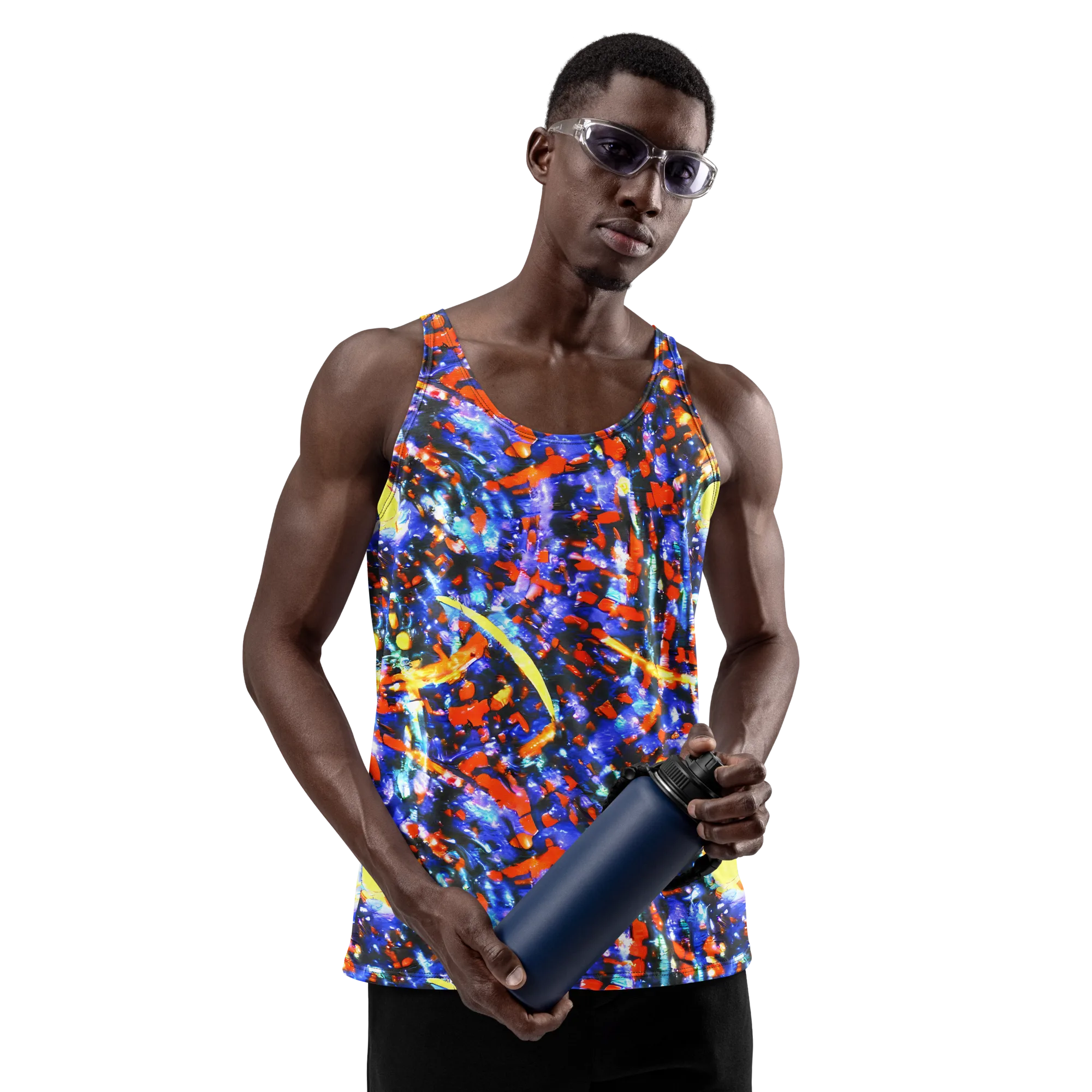 Afterdark Fusion on Men's Tank Top — Front