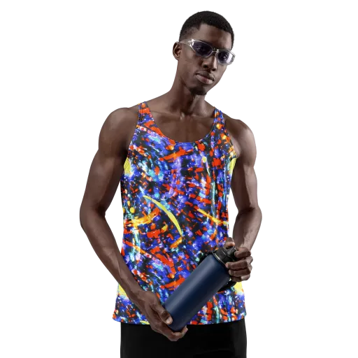 Afterdark Fusion on a Men's Tank Top