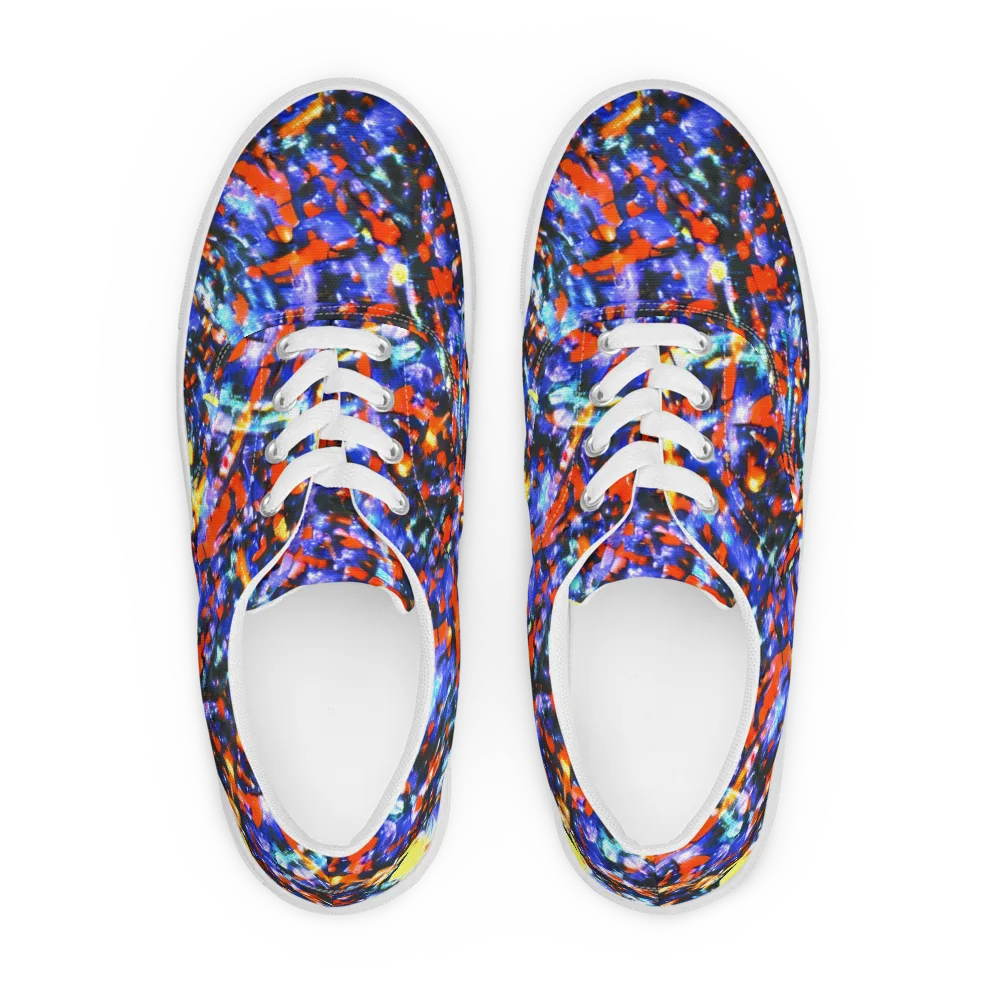 Afterdark Fusion on Men's Lace-Up Canvas Shoes — Front