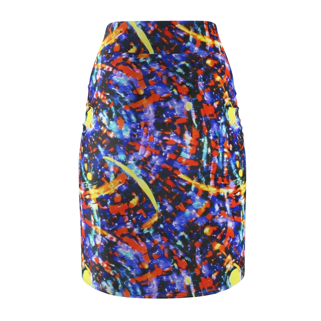 Afterdark Fusion on Pencil Skirt — Back