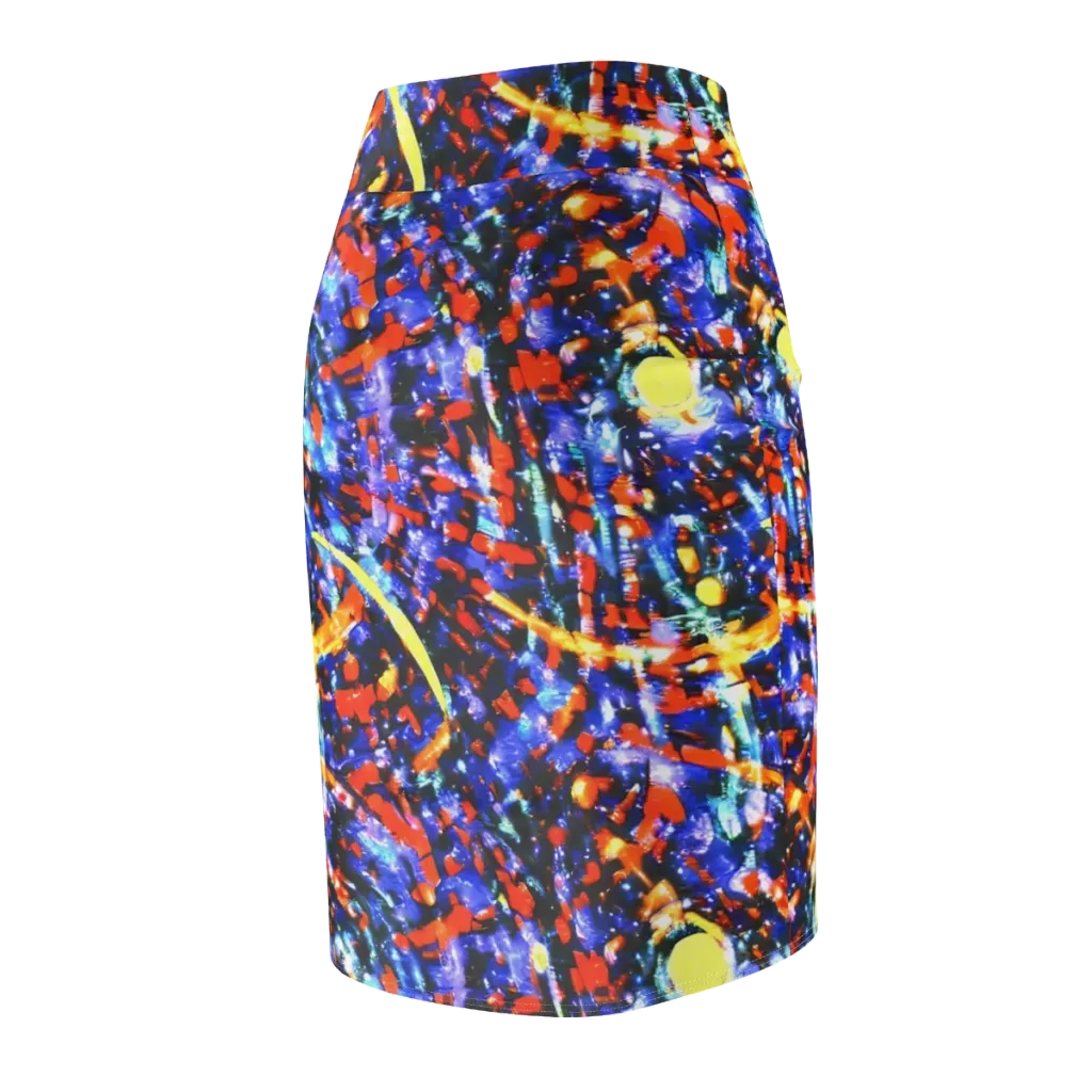 Afterdark Fusion on Pencil Skirt — Back Side