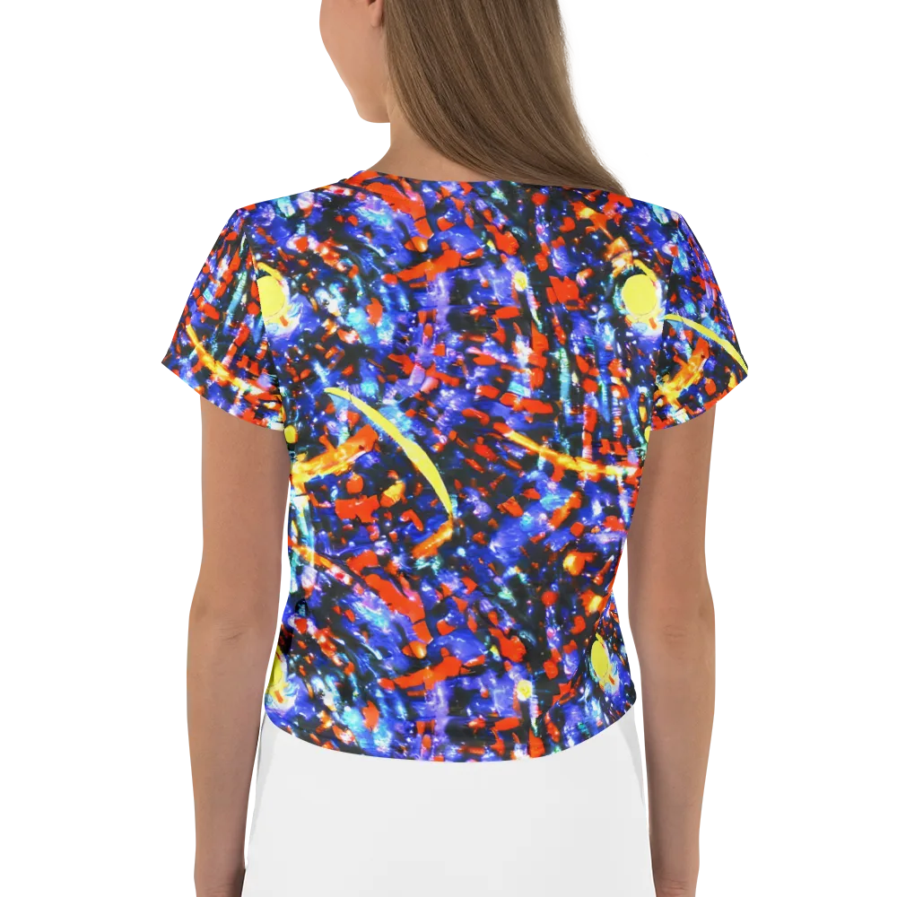 Afterdark Fusion on Crop Tee — Back