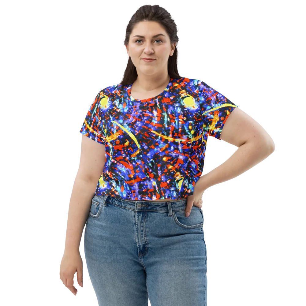 Afterdark Fusion on Crop Tee — Front