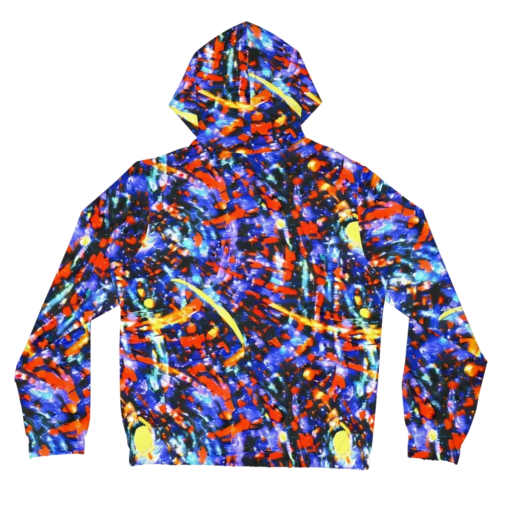 Afterdark Fusion on Women's Full-Zip Hoodie — Back