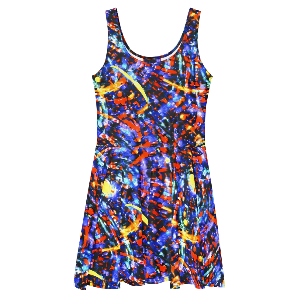 Afterdark Fusion on Skater Dress — Front