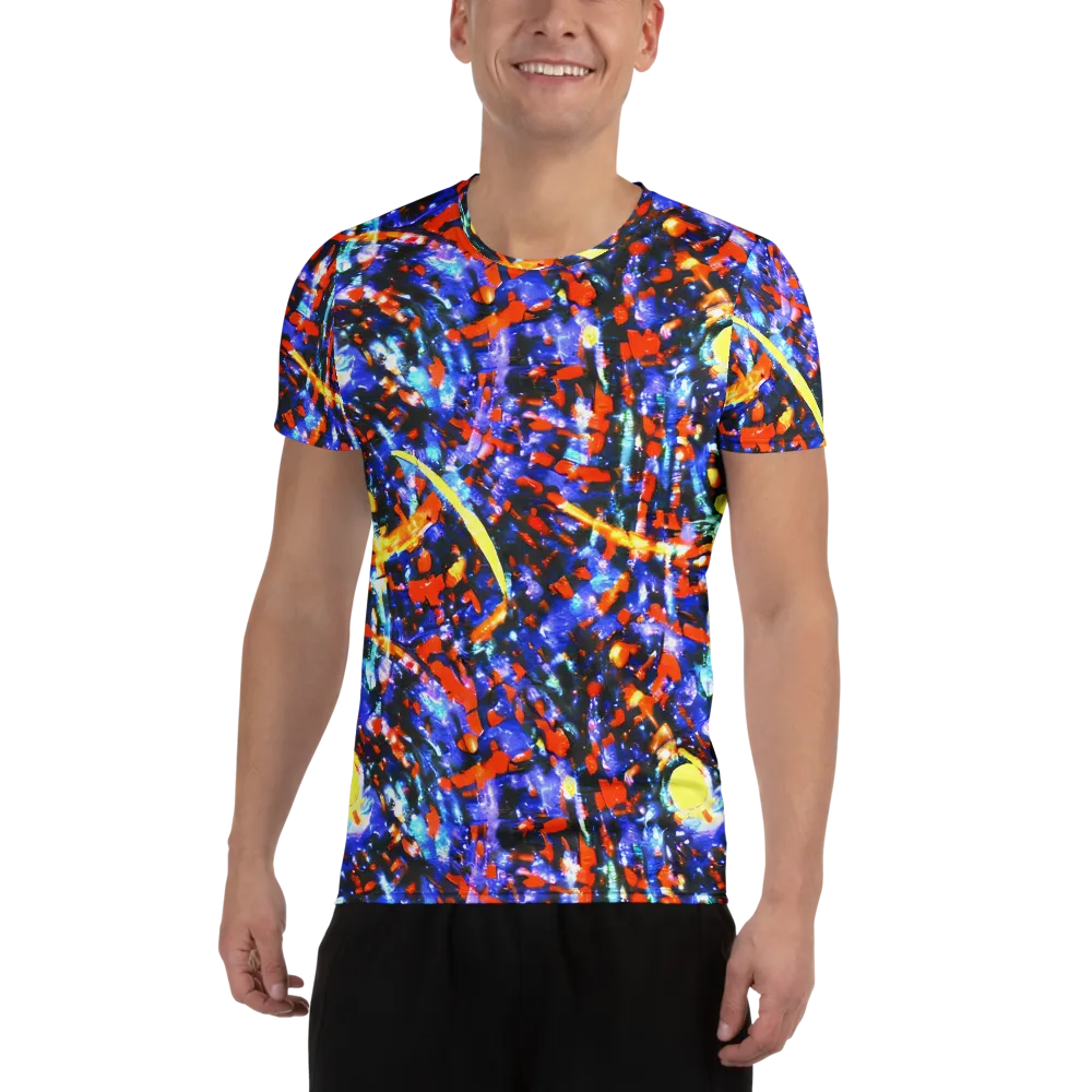 Afterdark Fusion on Men's Athletic T-Shirt — Front